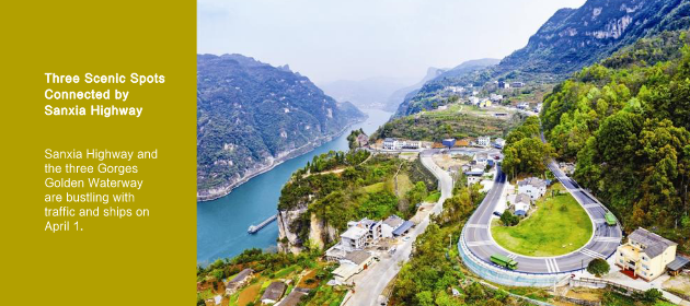 Three Scenic Spots Connected by Sanxia Highway