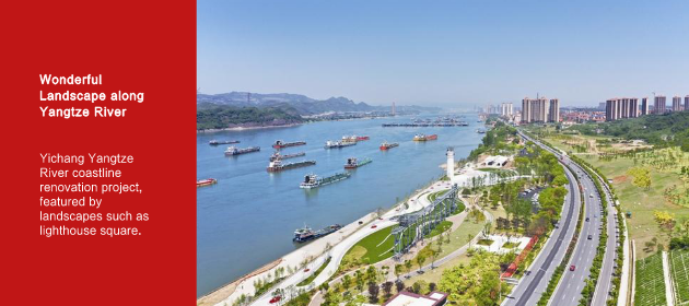 Wonderful Landscape along Yangtze River
