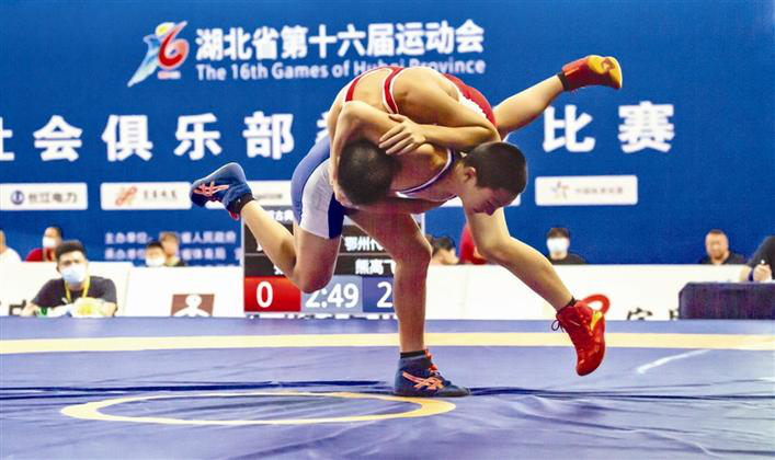 Wrestling Competition of the 16th Provincial Games Started