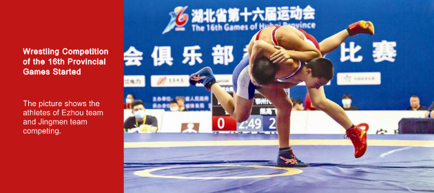 Wrestling Competition of the 16th Provincial Games Started