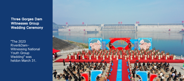 Three Gorges Dam Witnesses Group Wedding Ceremony