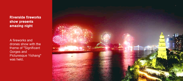 Riverside fireworks show presents amazing night