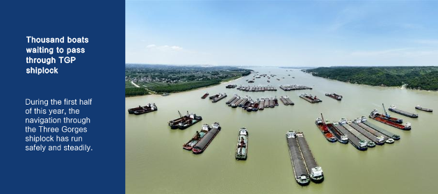 Thousand boats waiting to pass through TGP shiplock
