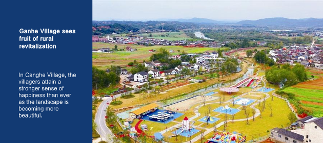 Ganhe Village sees fruit of rural revitalization