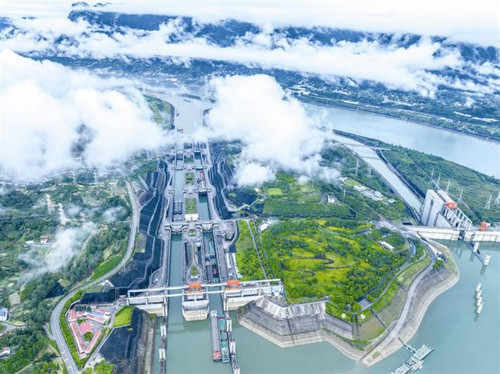 Three Gorges Project navigation set new record in 2023