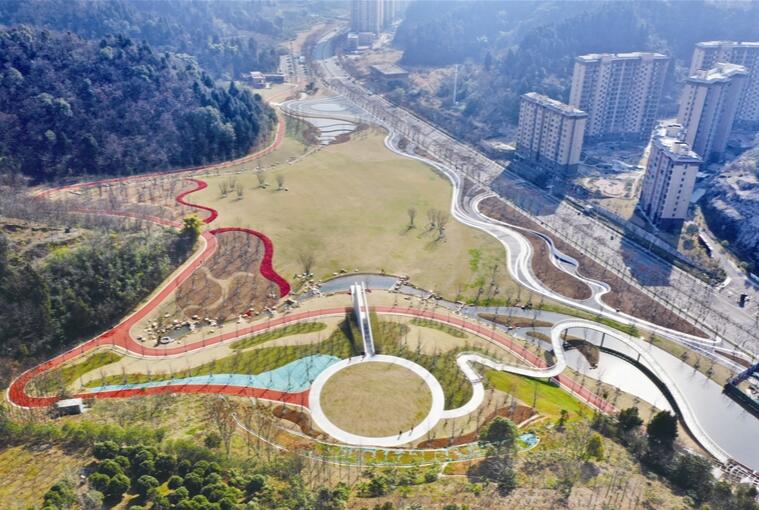 屈原文化公园中部山谷区域建成开放