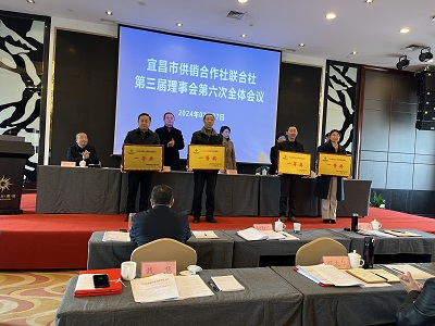 市供销社第三届理事会第六次全体会议召开