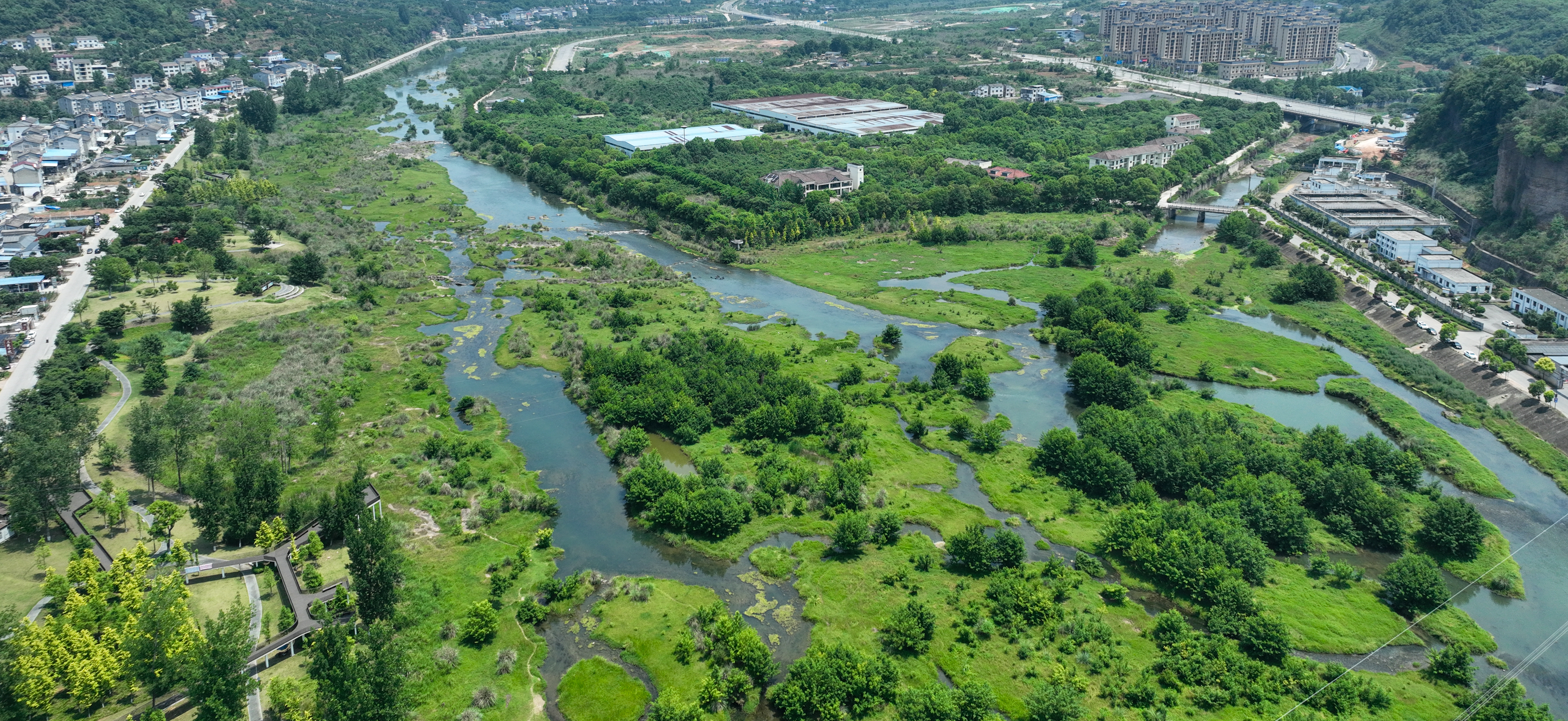Huangbai River cloaked in lush greenery