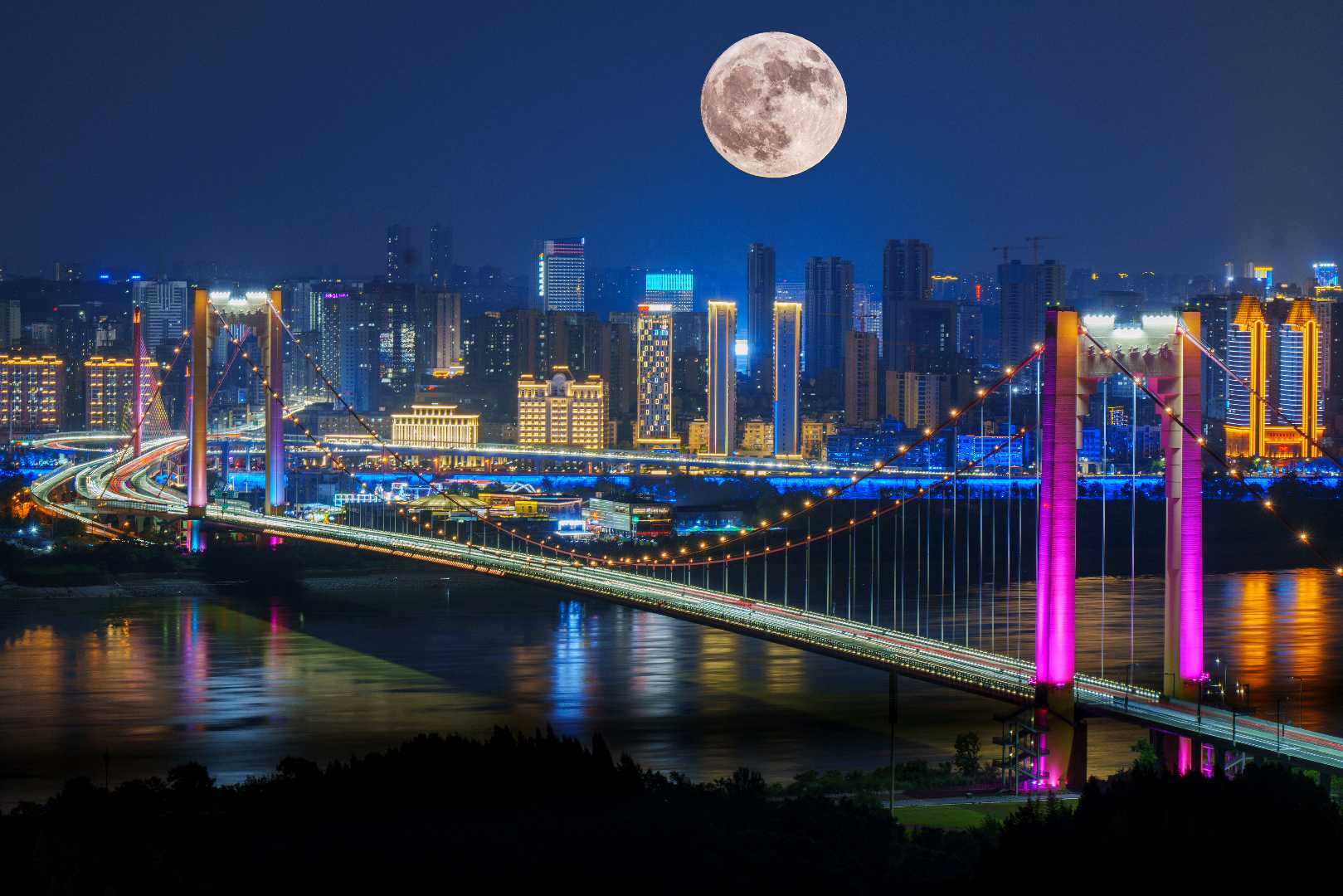 Yichang witnesses rare supermoon