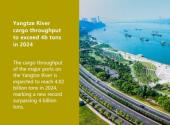 Yangtze River cargo throughput to exceed 4b tons in 2024