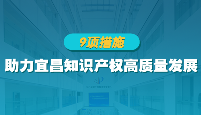 一图了解宜昌市促进知识产权高质量发展若干措施