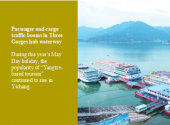 Passenger and cargo traffic booms in Three Gorges hub waterway